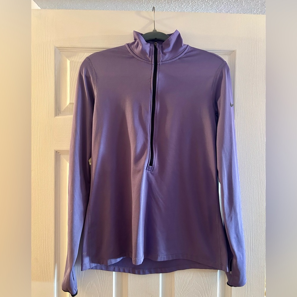 Women's Nike Pro Dri-FIT LIght Purple Pullover - Size Large